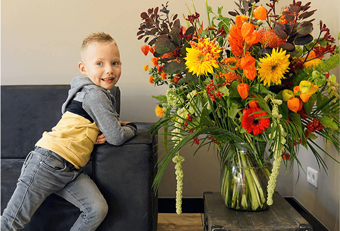 Zakelijk bloemen bestellen op rekening in Assen