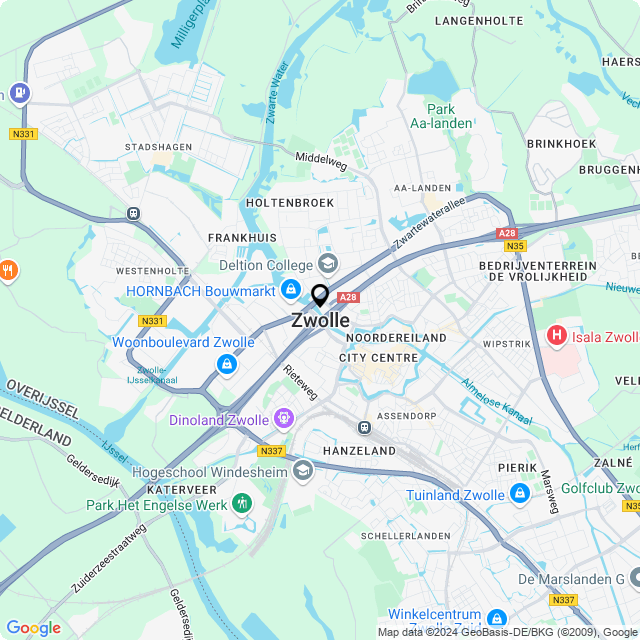 Kaart van Assen