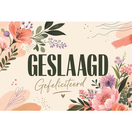 Geslaagd neutraal​