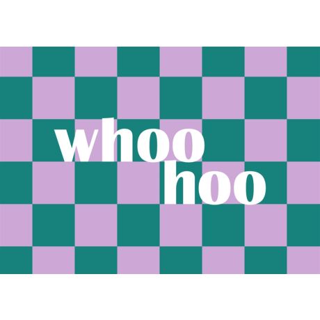 Bold wenskaart whoohoo