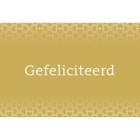 Gefeliciteerd neutraal