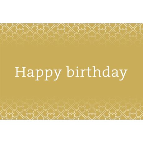 Happy birthday neutraal