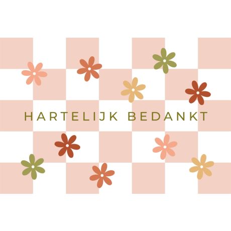 Hartelijk bedankt
