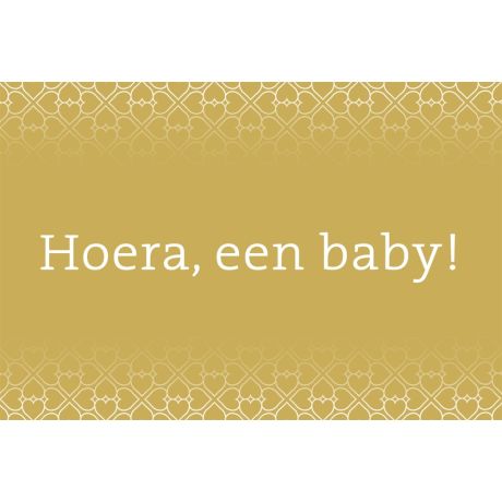 Hoera, een baby neutraal