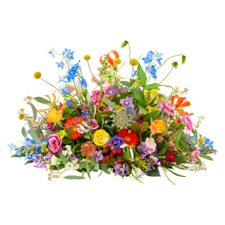 Rouwwerk Rijke kleuren - Ovaal Rouwwerk Rijke kleuren - Ovaal