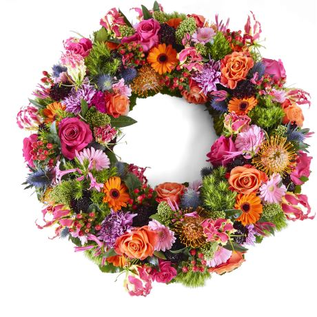 Rouwwerk Oneindige kleuren - Krans