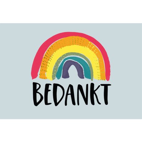 Regenboog bedankt