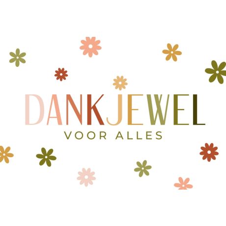 Dank je wel voor alles