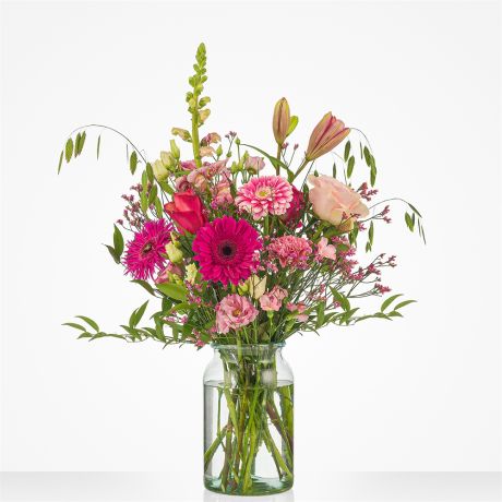 Boeket Roze pracht