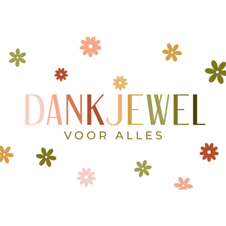 Dank je wel voor alles