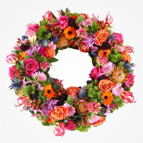 Rouwwerk Oneindige kleuren - Krans
