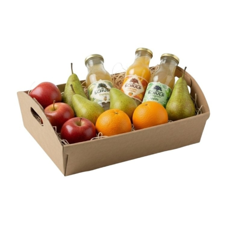 Gemengd fruit met sap