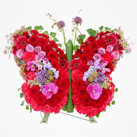 Rouwwerk Vlinder van liefde - Vlindervorm