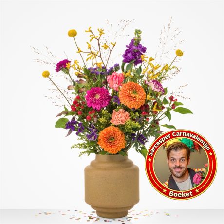 Boeket Sarcasper Carnavalentijn boeket